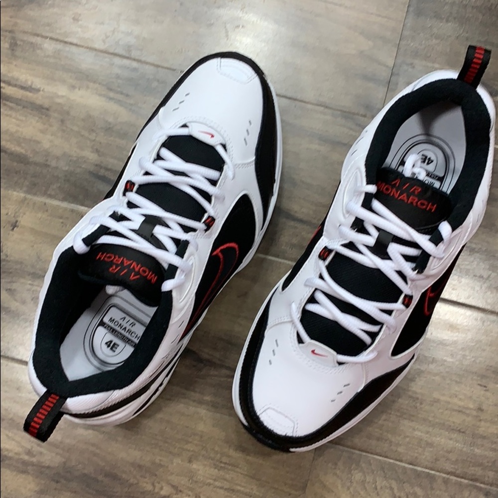 NIKE AIR MONARCH IV (4E) white/black Men’s - Picture 4 of 16